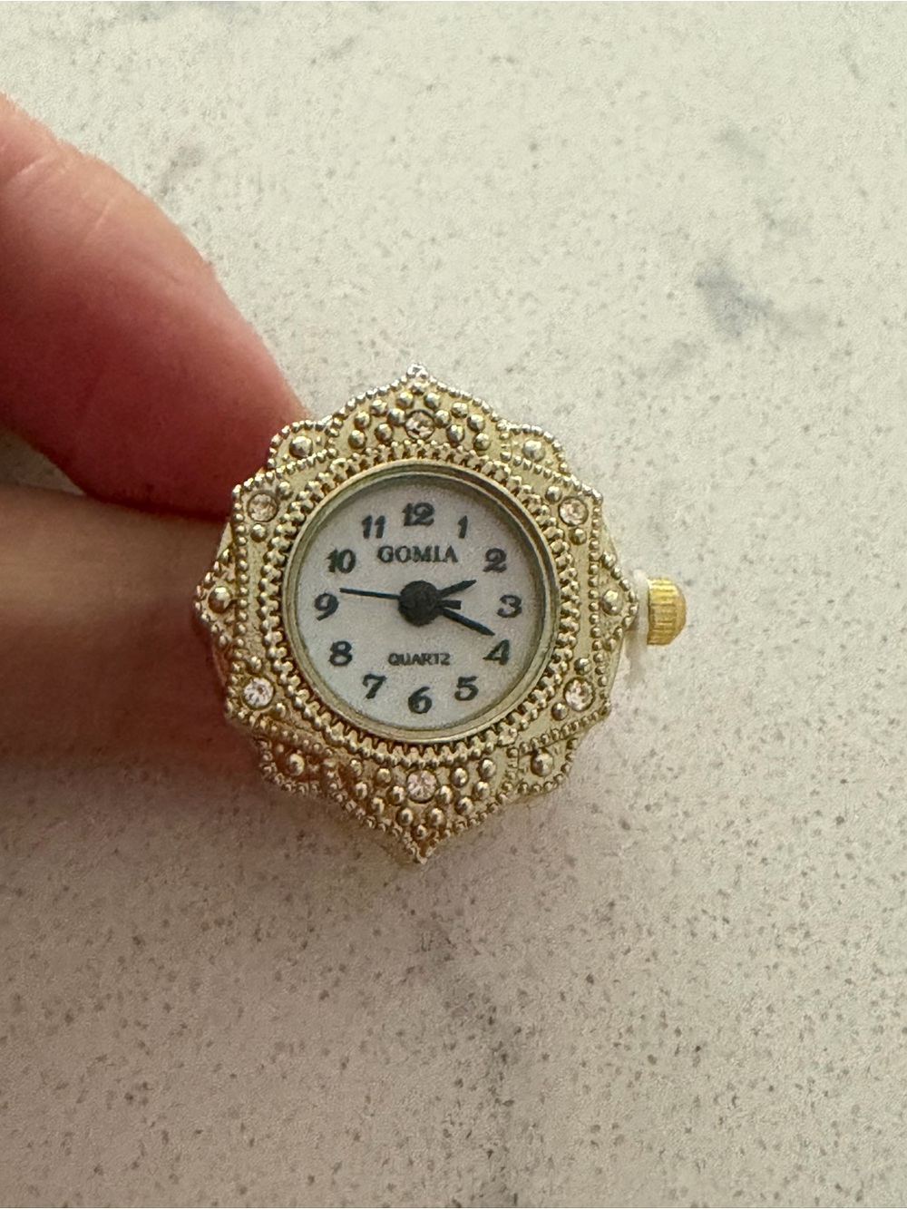 NWT ~ Cute Costume Watch Ring, Adjustable